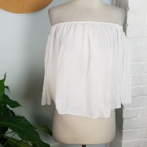 Cold shoulder blouse